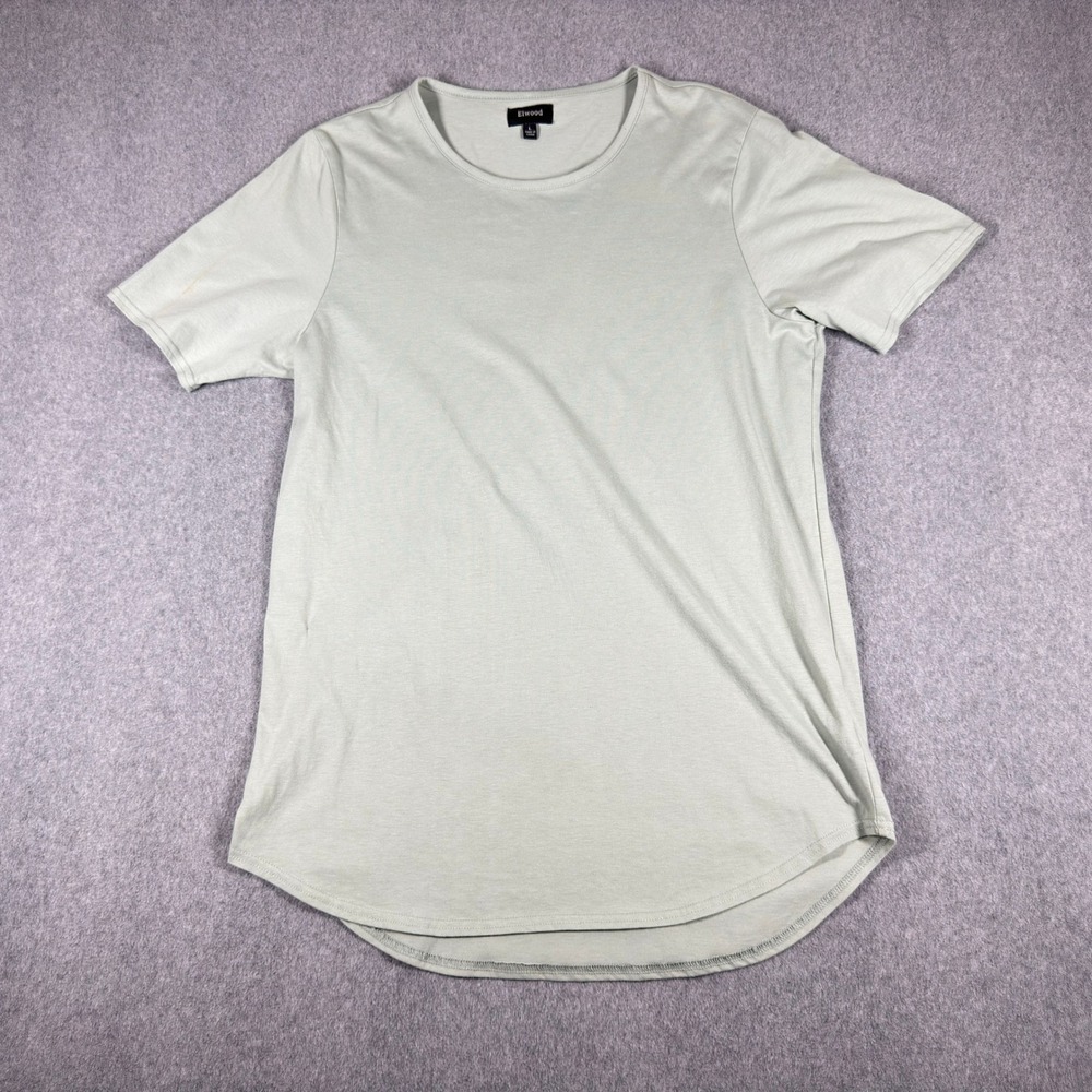 Elwood Oversized Crew Tee Shirt‎ Men's Large Casual Mint Green